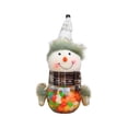 thumbnail image 5 of Christmas Candy Jar Children Gift Santa Snowman Ornament Storage Box Clear Novelty Cookie Jars Plush Doll Lid Bottle Xmas Party Goods Sugar Container, 5 of 6
