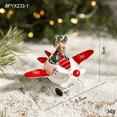 thumbnail image 4 of Adornos colgantes de avión de Claus para árbol de Navidad, decoraciones navideñas para fiesta de Navidad 2025, adorno decorativo de Año Nuevo, 4 of 5