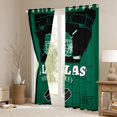 thumbnail image 2 of jejeloiu Boys Hockey Game Black Out Curtains,Sport City Curtains Pack of 2 (42x63 Each),Dallas Bedroom Curtains For Teens Kids,Breathable Home Decor, 2 of 5
