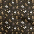 thumbnail image 1 of oneOone Velvet Brown Fabric Cowboy Sewing Craft Projects Fabric Prints By Yard 58 Inch Wide-aA, 1 of 5