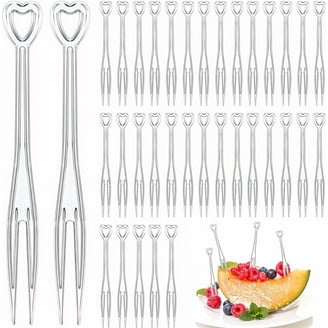 100 PCS Black Plastic Mini Forks - Perfect For Appetizers, Fruit, Cakes & Desserts 3 thumbnail image