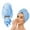 Blue, variant on Microfiber Hair Towel, Comfortable Drying Hair Wrap Towel, Curly Girl Curly Hair Towel, Waffle Hair Towel, Anti Frizz, Fast Drying, Curly Hair Plopping Towel,Super Absorbent Hair Turbans