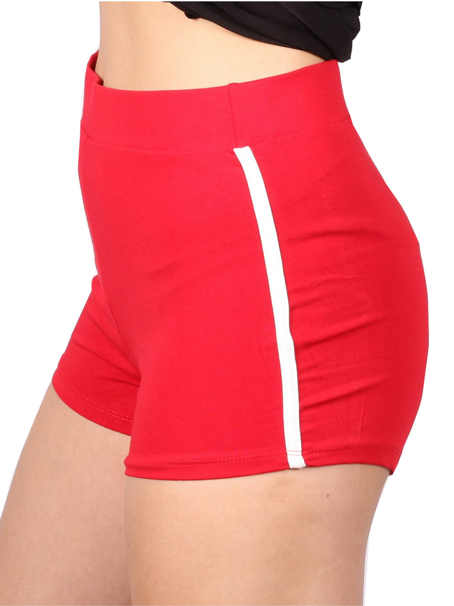 Lori&Jane Girls Red Side Stripe Shorts - Walmart.com