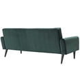thumbnail image 5 of Modway Delve Performance Velvet Sofa in Maroon, 5 of 48