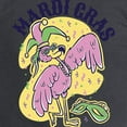 thumbnail image 3 of CafePress - Mardi Gras Flamingo Long Sleeve T Shirt - Long Sleeve Dark T-Shirt, 3 of 4