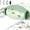 Green, variant on Reusable Lint Roller, 1 Pack Mini Travel Lint Rollers for Pet Hair Extra Sticky, Washable, Portable, Gray