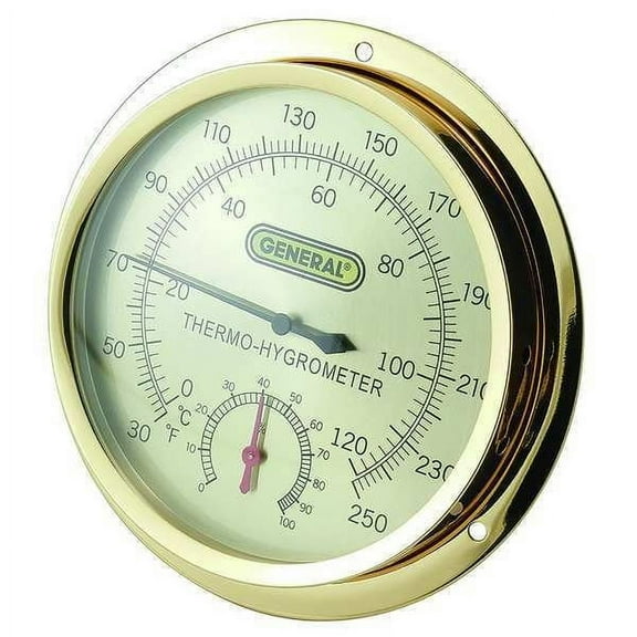Manufacturer Varies Analog Thermometer, 30 to 250 Degree F 49T438