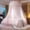 Pink/White, variant on Princess Bed Canopy for Girls,Bed Canopy Curtain- Double Layer Sheer Mesh Dome Bed Curtain- Round Lace Princess Mosquito Net Tent (Double Black-2)