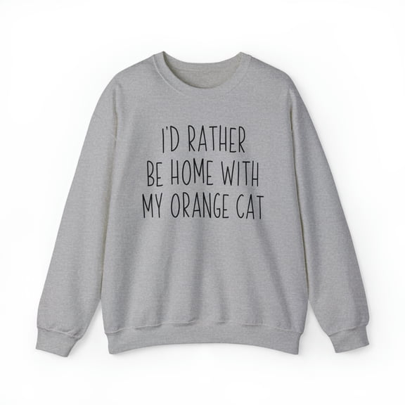 Orange Cat Mom Mothers Day Sweatshirt, Gifts, Crewneck