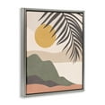 thumbnail image 4 of Stupell Industries Tropical Boho Scene Landscape & Nature Painting Gray Floater Framed Canvas Art Print Wall Art, 17 x 21, 4 of 10