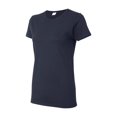 thumbnail image 3 of Gildan - Heavy Cotton WomenÃ¢â‚¬â„¢s T-Shirt - 5000L - Navy - Size: 3XL, 3 of 4