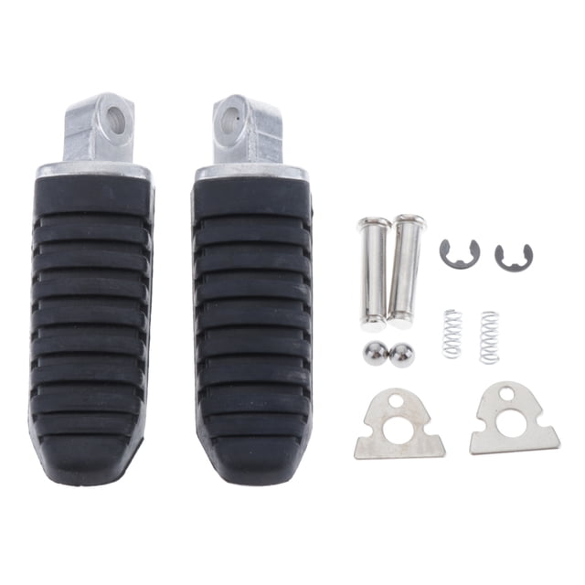 Reposapiés delantero Sunnimix de Acero Negro para Motocicleta