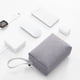 thumbnail image 2 of Bolsa de cables electrónicos Mini tableta Cable de teléfono Organizador de viaje Bolsa de almacenamiento Bolsa de almacenamiento de energía resistente al desgaste （Gris）, 2 of 5