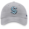 thumbnail image 2 of Men's Fanatics Gray Seattle Kraken Primary Logo Adjustable Hat, 2 of 4