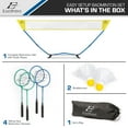EastPoint Sports Easy Setup Regulation Size Outdoor Badminton Game Set