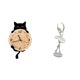 thumbnail image 1 of Reloj De Pared, Decoración De Pared, Figura De Bailarina, Adorno De Escritorio, Escultura De Arte Moderno Creativo, Regalos Para Oficina, Dormitorio, Chimenea, Estudio, Entrada De Casa, 1 of 8