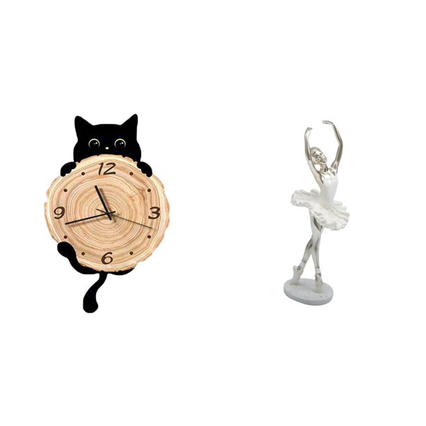 Reloj De Pared, Decoración De Pared, Figura De Bailarina, Adorno De Escritorio, Escultura De Arte Moderno Creativo, Regalos Para Oficina, Dormitorio, Chimenea, Estudio, Entrada De Casa
