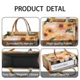 thumbnail image 4 of Large Capacity Tote Bag,Yellow Green Leaf Sunflower Pattern Handbag Fashion Luxury Tote Bag,15.7"x13"x 5.1" Inches,Laptop Compatible, 4 of 6
