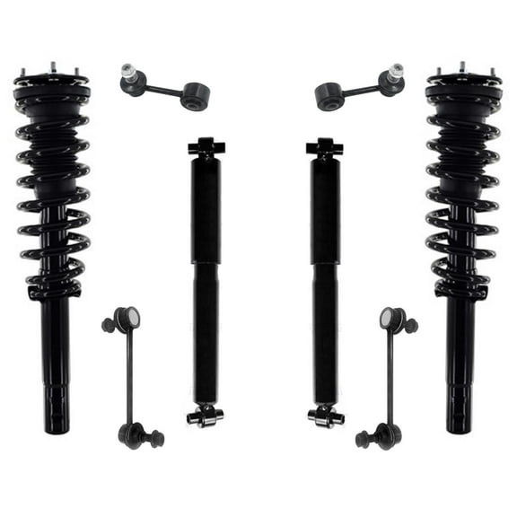 Front Struts Rear Shocks & Links For Lincoln MKZ 3.5L 10-12 All Wheel Drive