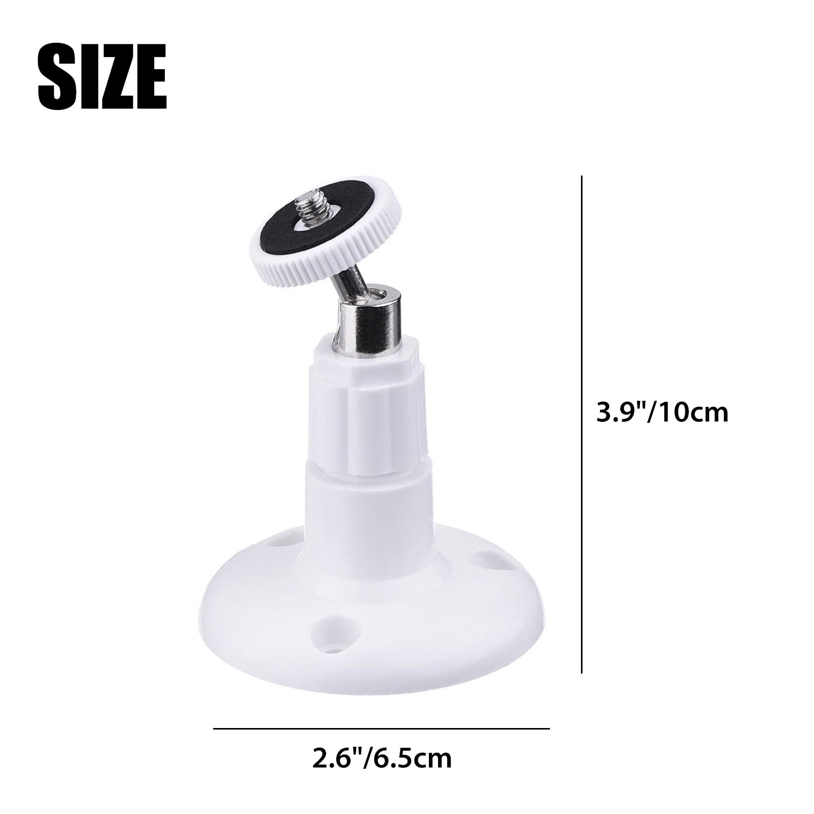 Rådgiver midlertidig Mod EEEkit 1/3pcs Adjustable Wall Mount Compatible with Arlo and Arlo Pro  Security Camera, Indoor Outdoor Metal Ceiling Mount with Screws for CCTV  Surveillance Cam, White - Walmart.com