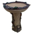 thumbnail image 3 of Darzheoy Bird Bath for Outdoors Garden Decor Resin Bird Feeder Tree Bowl Stand Fountain Lawn Yard Statues Sculpture Ornament Decoration, 3 of 9