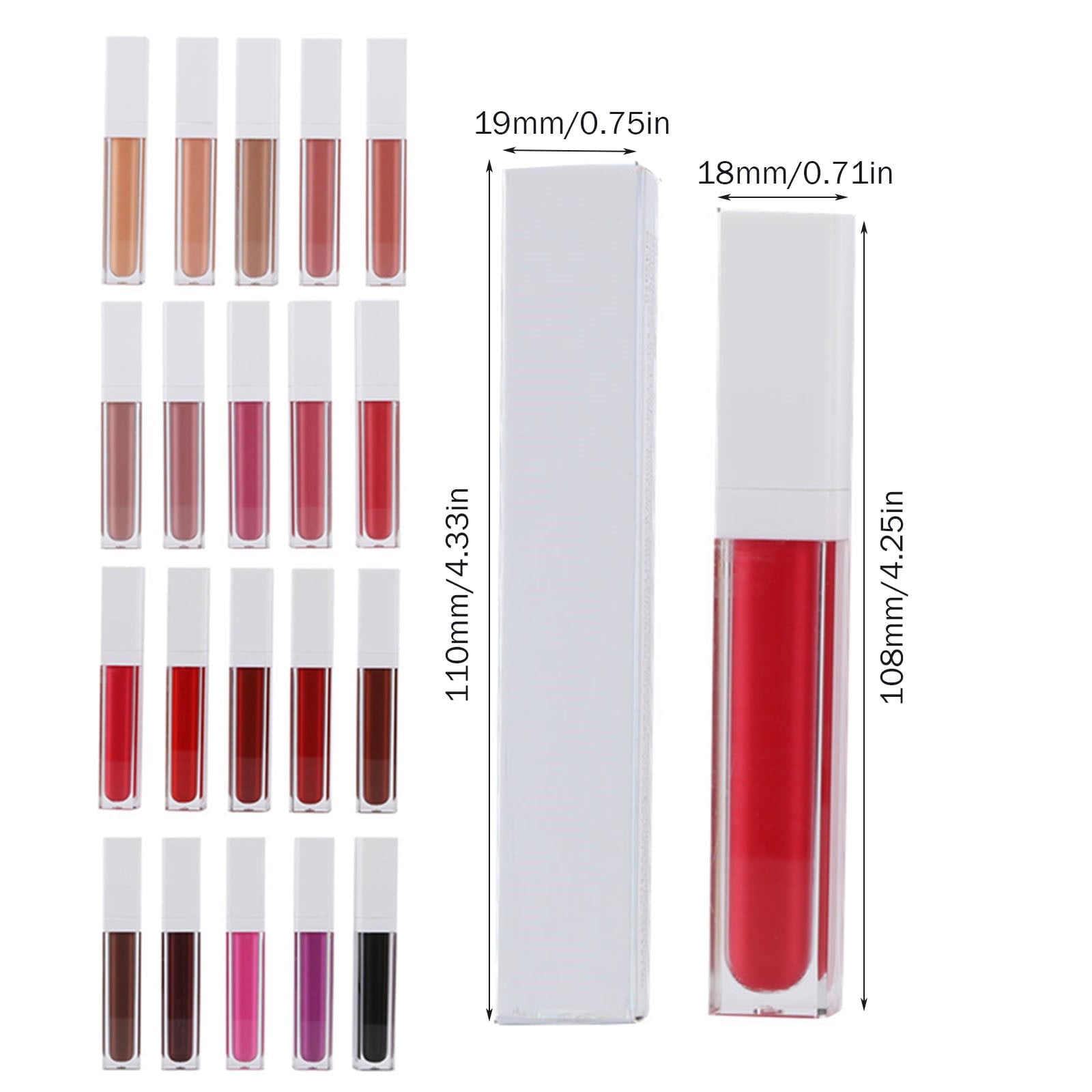 726 Channel Lip Gloss Bottle Lipstick Hydrating Lipstick Peel N Reveal Lipstick Fixing Tint Makeup Lot Lipstick Holder for Purse Lip Gloss Flip Phone Lip Dip The Gloss Color Lipstick Lip
