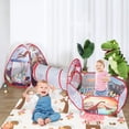 thumbnail image 2 of In 1 Portable Dinosaur Children's Tent Game Tents Playpen Children Tipi Beach Tent Outdoor Games Garden Child Ball Pit Pool heqiyong LED, 2 of 2