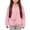 00-Pink3204, variant on Oiyii Toddler Girl's Solid Basic Hoodie Sweatshirt Long Sleeve Casual Hooded Sweatshirt Daily Pullover Top,Blue