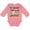 Mauve, variant on Inktastic My Daddy Loves Me with Sloth and Hearts Boys or Girls Long Sleeve Baby Bodysuit
