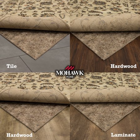 Mohawk Home Dual Surface 1/4 Inch Latex Backed Non-Slip Customizable Felted Rug Pad, Grey, 8' 4" x 10' 2"