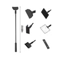 thumbnail image 3 of YATLTE Fish Tank Cleaning, 5 in 1 Function Tools Kit for Long Deep Fish Tank, Including Algae Scraper, Sponge Pad, Fish Net, Gravel Rake and Cleaning Brush, 3 of 8