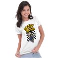 thumbnail image 3 of Betty Boop Checkerboard Biker Cartoon Women's T Shirt Ladies Tee Brisco Brands S, 3 of 5
