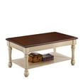 thumbnail image 4 of Coaster Table Basse Rectangulaire en Bois de Transition en Cerisier, 4 of 4