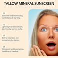 thumbnail image 5 of Beef Tallow Sunscreen, Mineral Sunscreen SPF 30, Non Toxic Sunscreen for Face & Body, Tallow & Zinc Oxide Sunblock Non-Greasy UVA+UVB Protection-M, 5 of 5
