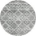 thumbnail image 1 of Ahgly Company Machine Washable Indoor Round Contemporary Grey Gray Area Rugs, 5' Round, 1 of 7