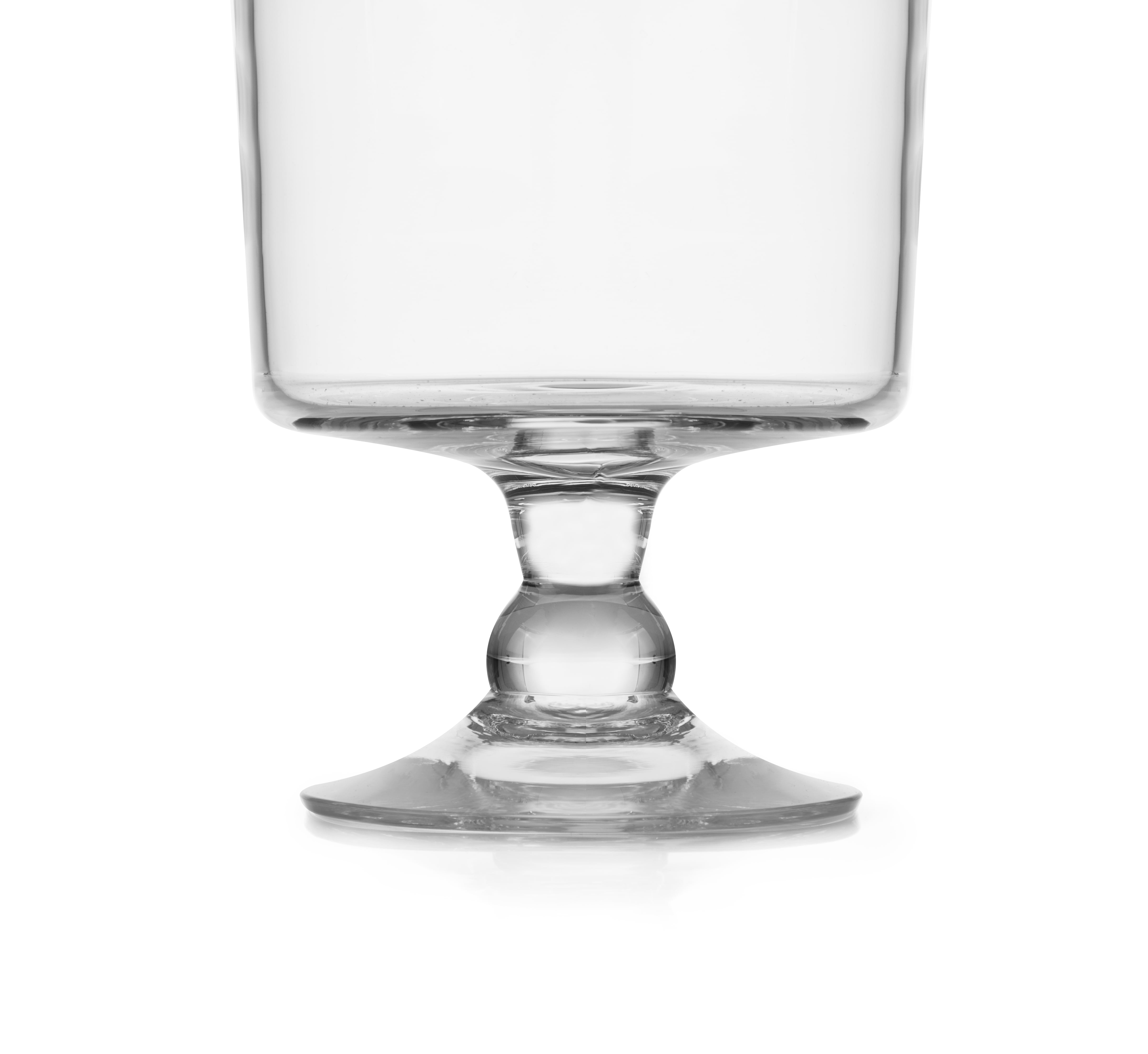 Libbey Classic Harbor Clear Glass Pillar Candle Holder, 11 in.