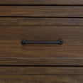thumbnail image 5 of Brown Solid Wood 2-Drawer Nightstand with USB Charging Ports, 5 of 5