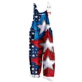 thumbnail image 2 of DDAPJ pyju USA Flag Overalls for Women 4th of July Independence Day Rompers Sleeveless Memorial Day Wide Leg Jumpsuits with Pockets Prime Sales Today Red S, 2 of 5