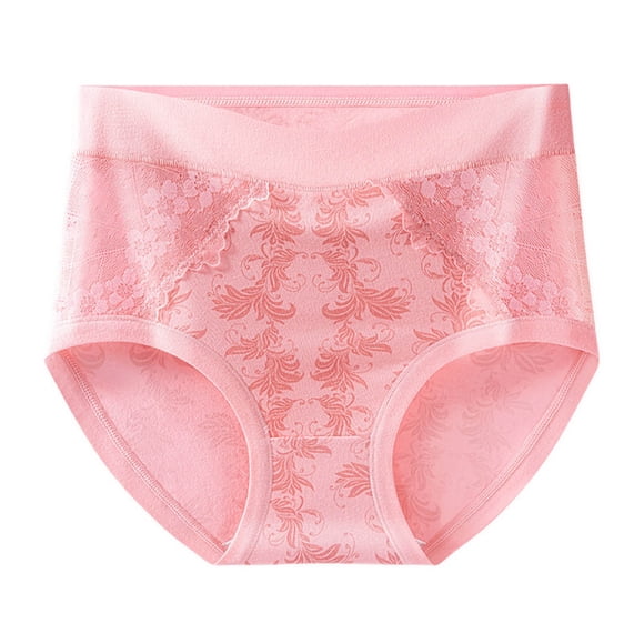 RXMEKW High-Waist Underwear Briefs for Women with Lace Abdomen Waist and Hip Lift, Breathable Body Shaper for Casual, Work, and Party