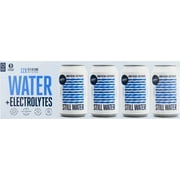 Open Water | Still Canned Water with Electrolytes in 12-oz Aluminum Cans (1 Case, 12 cans - Still) | BPA-Free and Eco Friendly