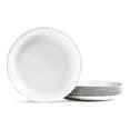 "Perk Economy 9"" White Paper Plates, 1000/Carton, Easy Cleanup