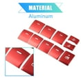 thumbnail image 5 of 10pcs Car Interior Aluminum Alloy Door Armrest Button Cover Window Switch Stickers for Toyota CHR 17-21 Red, 5 of 6
