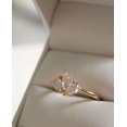 thumbnail image 2 of Jewelerix Pear Cut Comfort Fit Ring 14K Gold Moissanite Diamond Engagement Ring 1.30 CT Wedding Promise Rings for Her, 2 of 4