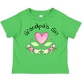 thumbnail image 3 of Inktastic Grandpa's Girl Heart Flowers Girls Toddler T-Shirt, 3 of 5