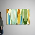 thumbnail image 2 of Great Big Canvas "Retro Vibes"  by SD Graphics Studio Light Yellow Gray Blue abstract  Wrapped Canvas Print Wall Artwork, 2 of 7