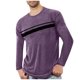 thumbnail image 1 of Blusas y camisas de manga larga con cuello redondo para hombre, deportivas, fitness, hogar, pijamas estampados, camiseta de manga larga con cuello redondo, blusa de poliéster para hombre, 1 of 3