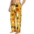 thumbnail image 2 of Disketp Happy Halloween 3 Men'S Pajama Pants - Ultra Soft Fleece Sleep And Lounge Pants (Size: S-Xxl), 2 of 9