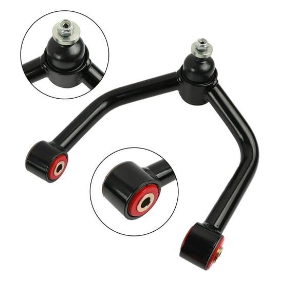 POLARPRA 2 PCS 2-4" Lift Front Upper Control Arms for 2004-2019 Nissan Titan Armada Black