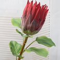 thumbnail image 3 of Coofit Artificial Flower Lifelike Protea Flower Arrangement Vase Flower for Wedding, 3 of 6