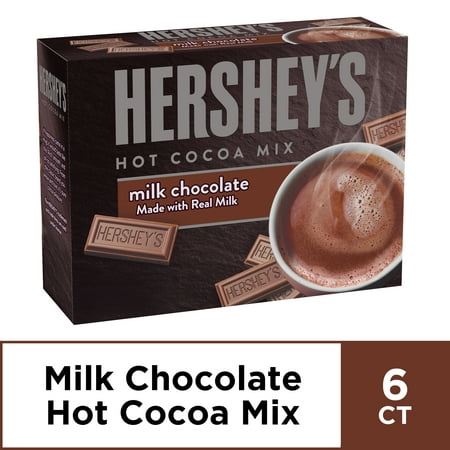 Hershey's Milk Chocolate Hot Cocoa Mix, 6 Pouches